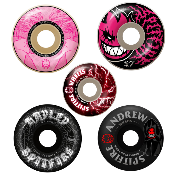 Spitfire 4pc Skateboard Wheel Set